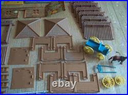 1951 MARX Fort Apache Stockade Playset #3609 99% Complete in C-6 Box
