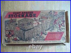 1951 MARX Fort Apache Stockade Playset #3609 99% Complete in C-6 Box
