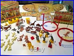 1952 Louis Marx Super Circus tin litho play set 4319 with box almost complete