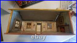 1952 Marx #3985 Roy Rogers Rodeo Ranch Playset Complete Instructions Nice Box G3