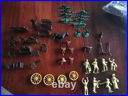 1952 Marx Roy Rogers Mineral City Tin Litho Western Town & Access. Playset Toy