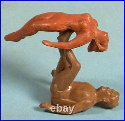 1952 Marx TV Super Circus 45+ Toy Playset Figures & Accessories Tin Sideshow