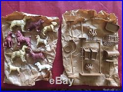 1953 Marx Pet Shop playset, VERY RARE, new in box, never assembled, in bags