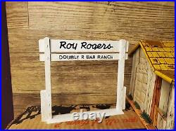 1954 Mark Bros Roy Rogers RODEO RANCH Box 3985 Western Cowboy Playset INCOMPLETE