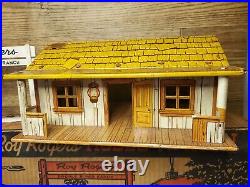 1954 Mark Bros Roy Rogers RODEO RANCH Box 3985 Western Cowboy Playset INCOMPLETE