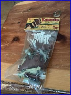 1955 MARX LASSIE FARM PLAYSET In Header Bag, New, RARE