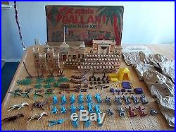 1956 MARX Captain Gallant Playset #4730 near complete withBox, Bags, Inst