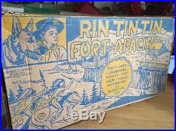 1956 Marx Rin Tin Tin Fort Apache Play Set #3627, Collectors complete toy set
