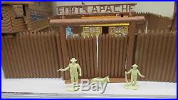 1956 Marx Rin Tin Tin Fort Apache Play Set with Box Series 500 #3657