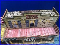 1956 Marx SILVER CITY Playset 4220 Western Frontier Town Building. Super Nice
