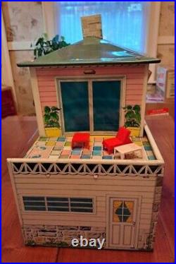 1958 Louis Marx Tin Dollhouse