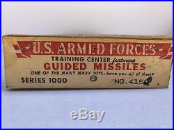 1958 Marx Armed Forces Training Center Play Set. Unplayed w Contents. 54mm Sailors