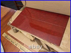 1959 MARX METAL SUBURBAN COLONIAL DOLL HOUSE PLAY SET With BOX INSTRs FURN. DISNEY