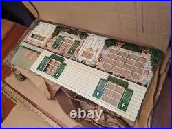 1959 MARX METAL SUBURBAN COLONIAL DOLL HOUSE PLAY SET With BOX INSTRs FURN. DISNEY