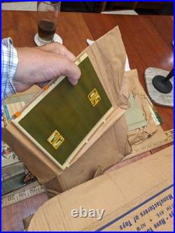 1959 MARX METAL SUBURBAN COLONIAL DOLL HOUSE PLAY SET With BOX INSTRs FURN. DISNEY