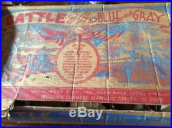 1959 Marx Battle of the Blue and Gray Play Set #4744 In Original Box