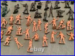 1959 Marx Battleground Playset #4749 Series 500 + Marine Beachhead Extras