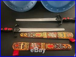 1959 Marx Ben Hur Two Swords, Scabbards & Shields Toy Playset Mint in Box