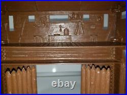 1959 Marx Fort Apache 3682 Playset'Blockhouse Over Gate' w Embossed Lettering