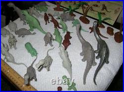 1959 Marx Prehistoric Times Play Set Dinosaurs 3394 Box Booklet Magic Marxie Toy