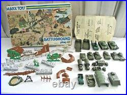 1960-70s, Marxs Toys, Battleground Play Set, #4756, Incomplete, Many Extras