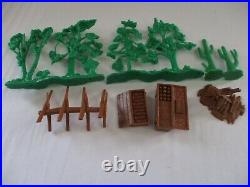 1960-70s, Marxs Toys, Battleground Play Set, #4756, Incomplete, Many Extras