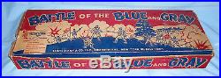 1960 MARX CIVIL WAR THE BATTLE OF THE BLUE AND GRAY PLAY SET No. 2646 IN BOX