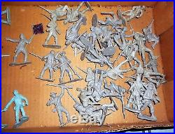 1960 MARX CIVIL WAR THE BATTLE OF THE BLUE AND GRAY PLAY SET No. 2646 IN BOX