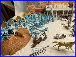 1960 Marx Battle of the Blue & Gray Civil War Play Set Playset Over 170PC #4745