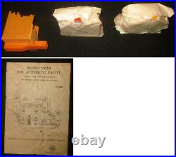 1960 Marx Disney See & Play Castle with40 SEALED Disneykins Set, near complete