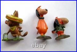 1960 Marx Tinykins Huckleberry Hound 11 TV Show Characters! Snooper Quick Draw