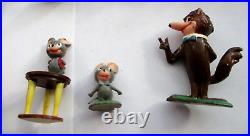 1960 Marx Tinykins Huckleberry Hound 11 TV Show Characters! Snooper Quick Draw