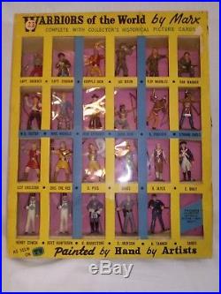 1960 Marx Toys WARRIORS OF THE WORLD 23-piece set ORIGINAL WINDOW BOXCOMPLETE