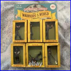 1960's Marx 132 Warriors of the World 6 Confederate Soldiers withBoxes No. 9