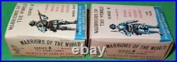 1960's Marx 132 Warriors of the World WW1 French Soldiers. 7/8 withCards & Boxes