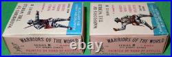1960's Marx 132 Warriors of the World WW1 French Soldiers. 7/8 withCards & Boxes