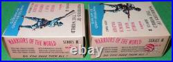 1960's Marx 132 Warriors of the World WW1 French Soldiers. 7/8 withCards & Boxes