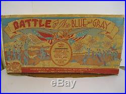 1960's Marx Battle of the Blue & Gray Playset 180+ Pc VF Clean Near Compete NR