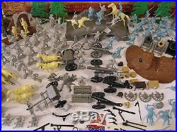 1960's Marx Battle of the Blue & Gray Playset 180+ Pc VF Clean Near Compete NR