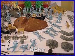 1960's Marx Battle of the Blue & Gray Playset 180+ Pc VF Clean Near Compete NR