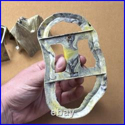 1960's Marx Moon Base Exploding Mountain Color Matched Firing Mechanism Untested