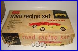 1960's Sears Road Racing Set Marx Leap O Rama 1/32 Slot Car Play Set