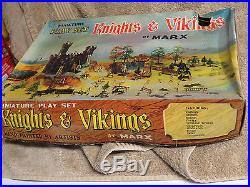1960's VIVINGS AND KINGS PLAY SET BY MARX WITH ORIGINAL BOX