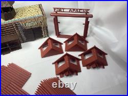 1960's Vintage Marx Fort Apache Playset 3681 In Box. MOSTLY COMPLETE