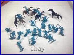 1960's Vintage Marx Fort Apache Playset 3681 In Box. MOSTLY COMPLETE