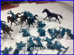1960's Vintage Marx Fort Apache Playset 3681 In Box. MOSTLY COMPLETE