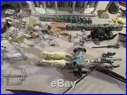 1960's marx boxed playset battleground civil war battle of blue and gray army