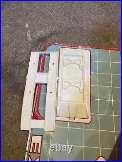 1960s Incomplete Sears Allstate Service Station Tin/Plastic MARX Play Set RARE