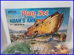 1960s Louis Marx Noah's Ark Play Set Toy Animals Sealed Bags With Box + More