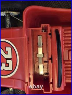1960s MARX 24 BIG RED HOT ROD Battery Operated T Bucket Toy Car WORKING with BOX